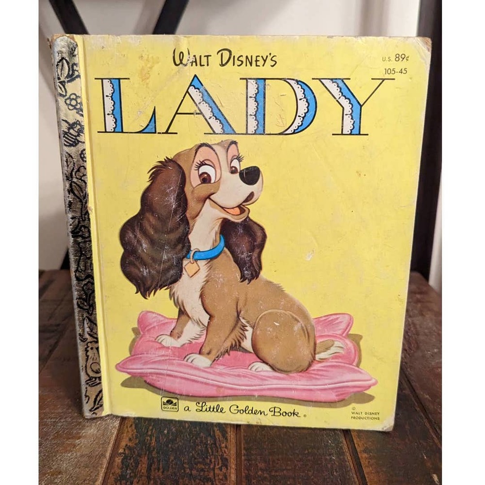 Lady Golden Book 1982 Disney